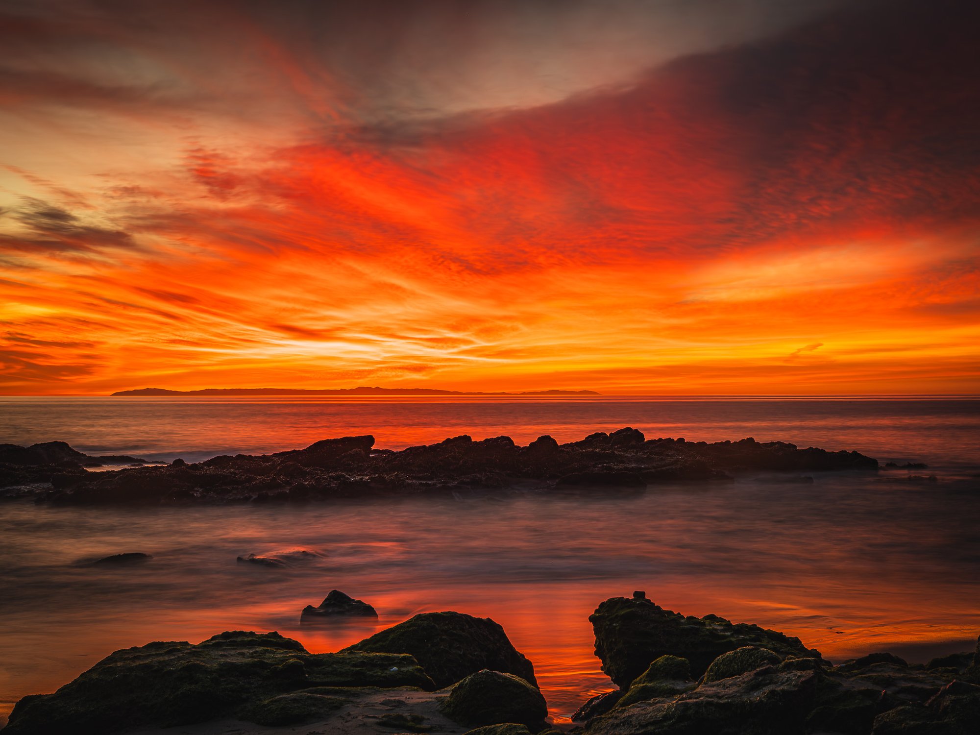 Firing Sky at Victoria Beach.